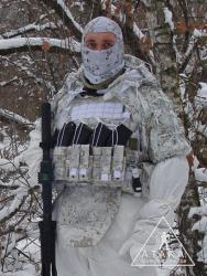 Накидка в зимнем камуфляже PenCott Snow Drift